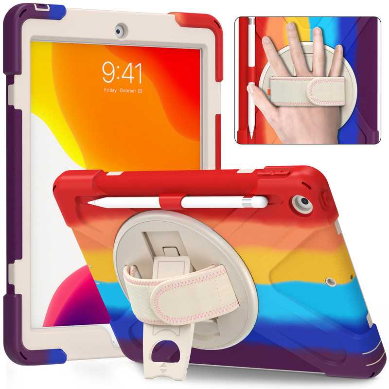 Colorful series protective case for TabA7 T500 iPad10.2 anti-fall flat protective case with Pen slot Colorful series protective case for TabA7 T500 iPad10.2 anti-fall flat protective case with Pen slot