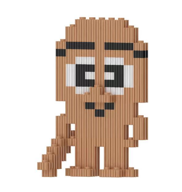 Compatible transfronterizo muñeca de dibujos animados creativos de Lego, pequeñas partículas, juguetes educativos ensamblados, bloques de construcción, regalos para estudiantes al por mayor