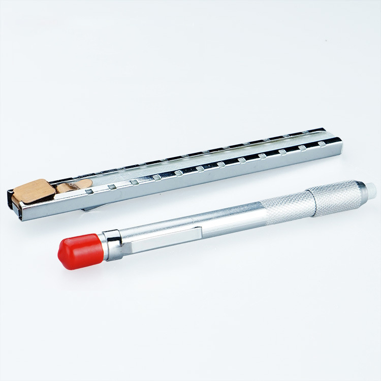 滑石笔加宽加厚工业划线工地记号笔大号水晶彩色画石膏笔笔夹