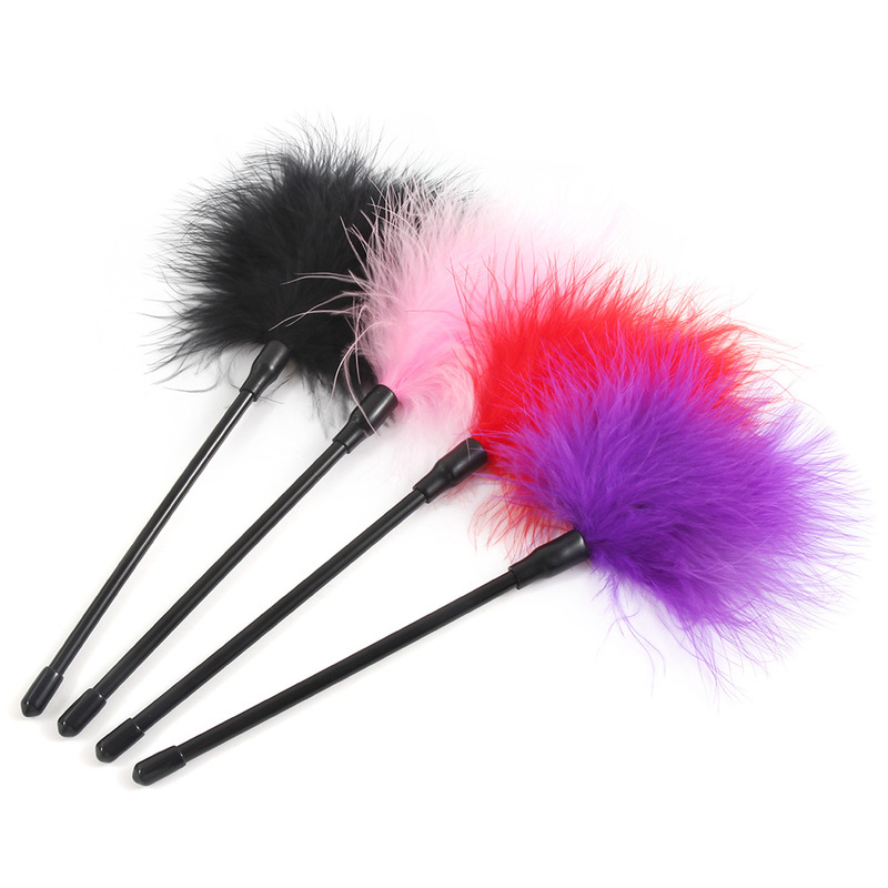 Adult Sex Feather Stick Women's Flirting Red Feather Alternative Couple Sex Tease Toy Supplies a generation of hair