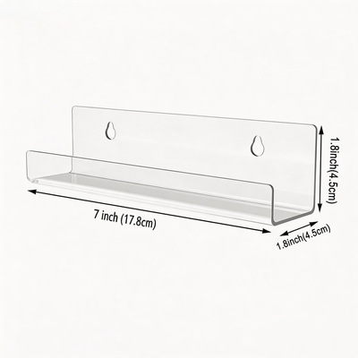 Cross border Vinyl Record Wall hanging transparent Acrylic children bookshelf Float Acrylic Record