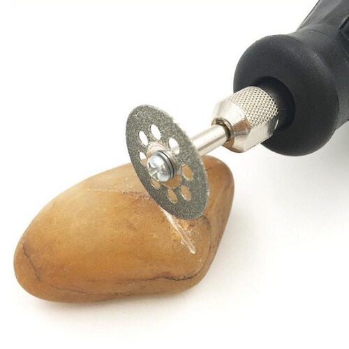 Diamond cutting disc, eight-hole dental grinding disc, emery small grinding disc, electric grinding saw blade, jade slice, ten pieces