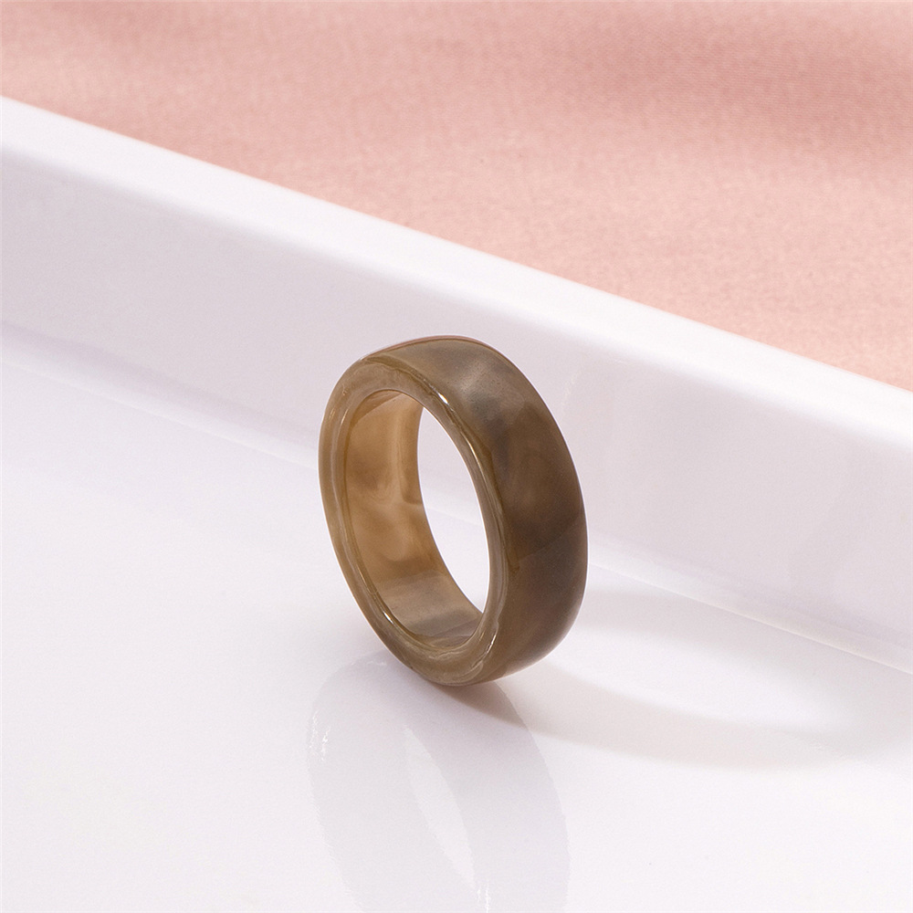 New Fashion Retro Acetate Acrylic Ring display picture 5