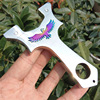 Street slingshot stainless steel with butterfly, new collection, mirror effect