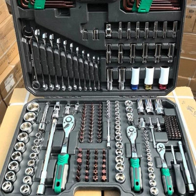 European Quality 216-Piece Auto Mühərrik tənzimləmə alətləri - 222-pieces-of-72-tooth-s2-bits-replacement-guaranteed-if-damaged