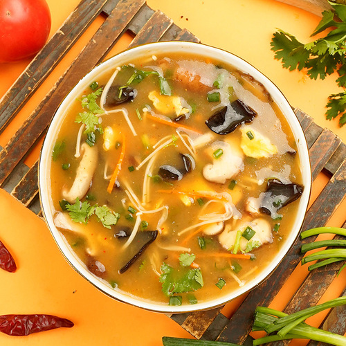 Taste Renjia Black Pepper Hot and Sour Soup Quick-cooking Soup Packet Convenient Instant Soup Seasoning Cooking Packet 40g/pack