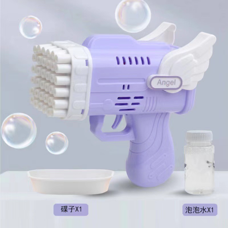 42 구멍 천사 거품 기계 [보라색] 1 물 1 판 (컬러 박스)