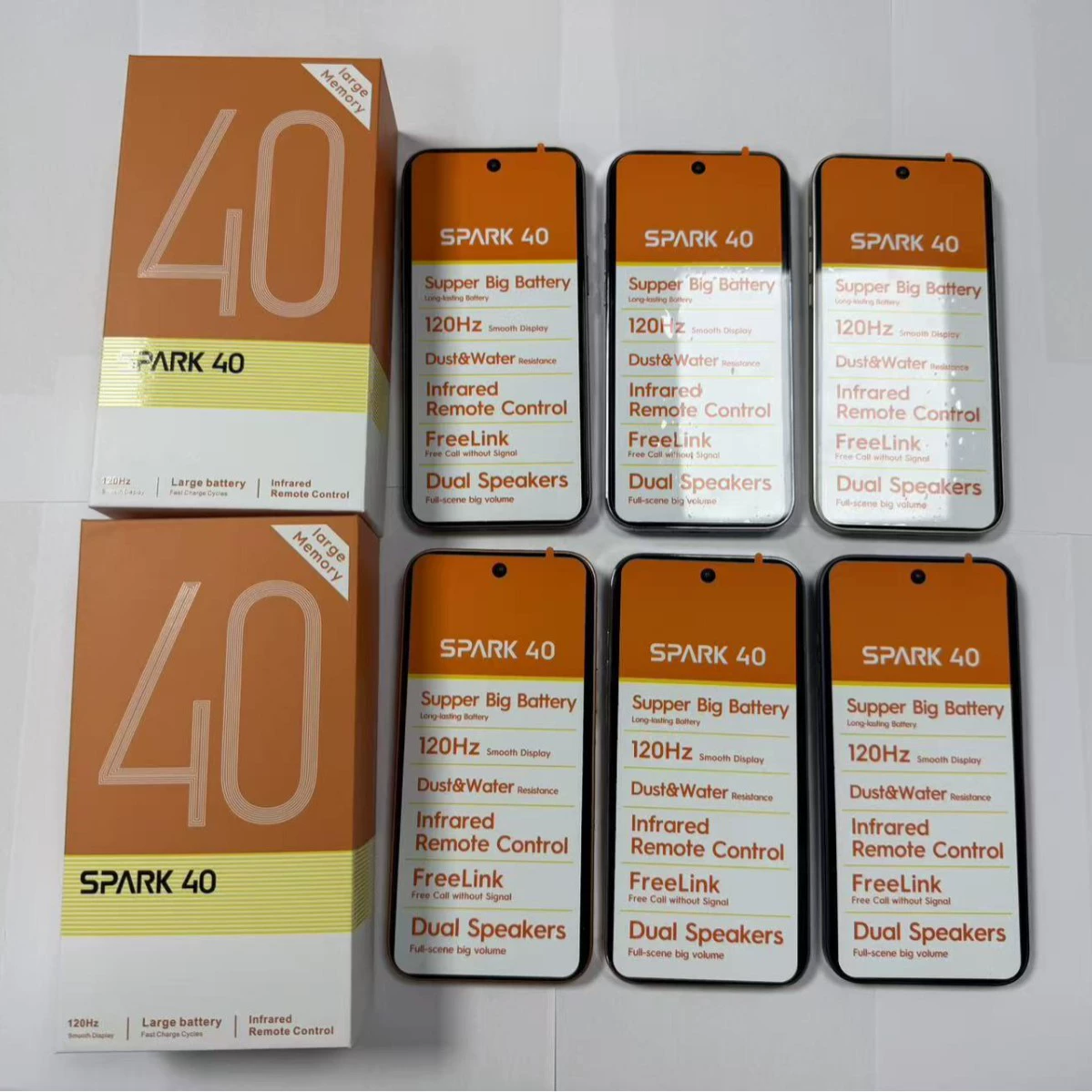 SPARK 40 кросс-бордер электронной коммерции горячий продаж умный Android настоящий 4G мобильный телефон в наличии смартфон новый 16+1ТБ