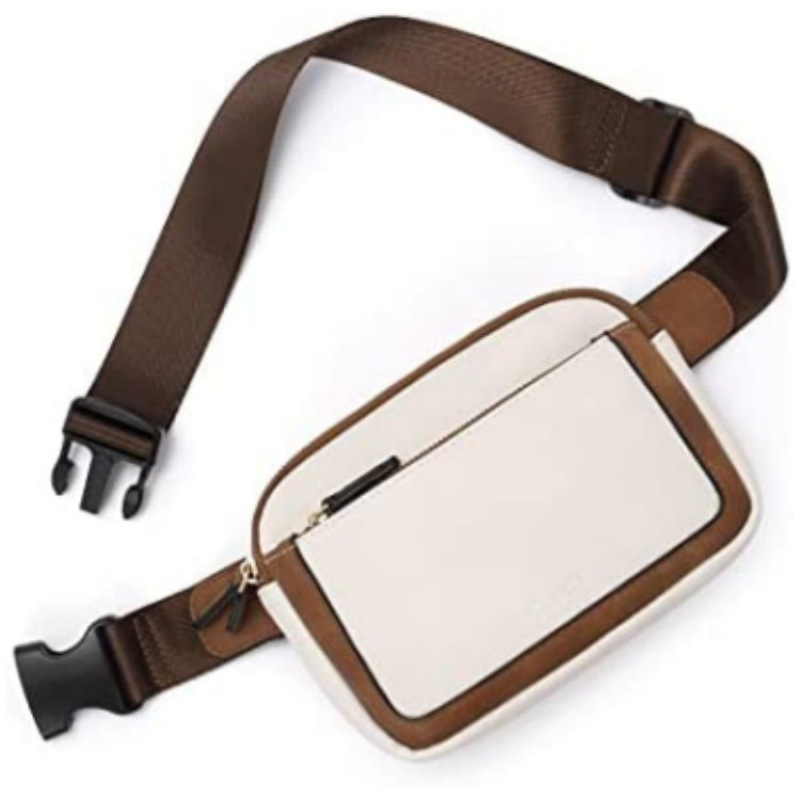 Bolsos de cinturón en stock mini omnipresente bolso de cinturón bolso de cinturón ajustable correa de hombro bolso de cinturón de mujer de cuero artificial