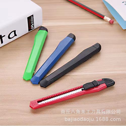 Cuchillo DE ARTE fábrica 120 tamaño pequeño cuchillo cortador cuchillo de papel pintado 9mm tamaño pequeño cuchillo de corte de papel cuchillo hecho a mano herramienta de desembalaje hoja pequeña