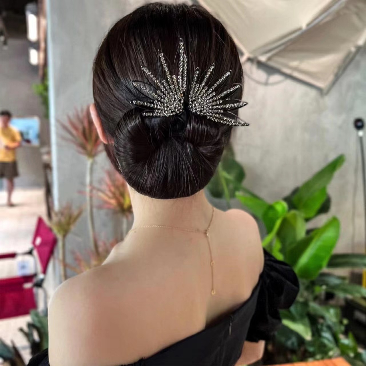 Angel wings black