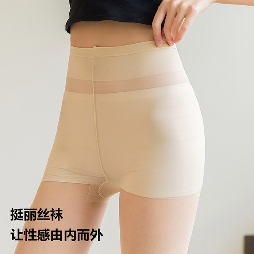 Sun Protection Ultra-Thin Pineapple Socks High-Waist Abdominal Support Plus Size Silk Stockings Anti-Pilling Leggings Manufacturer Wholesale