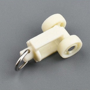 Cross-border curtain straight rail cloth curtain pulley bead hanging wheel home curtain accessories wheel track pulley plastic accessories