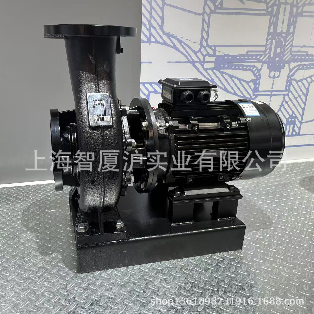 125KQW100-20-11上海凯泉泵业 卧式管道泵空调循环泵离心泵电动