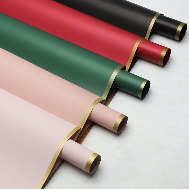 Huaxi Factory Wholesale Cynthia Meet Phnom Penh Ouya Paper Papel de embalaje impermeable Florería Papel de embalaje de ramo de flores