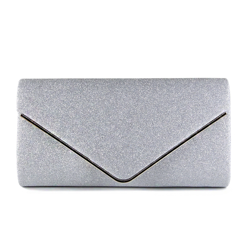 Women's Small Flash Material Solid Color Fashion Square Magnetic Buckle Envelope Bag display picture 1