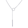 Metal necklace, adjustable chain for key bag , simple and elegant design, European style, internet celebrity