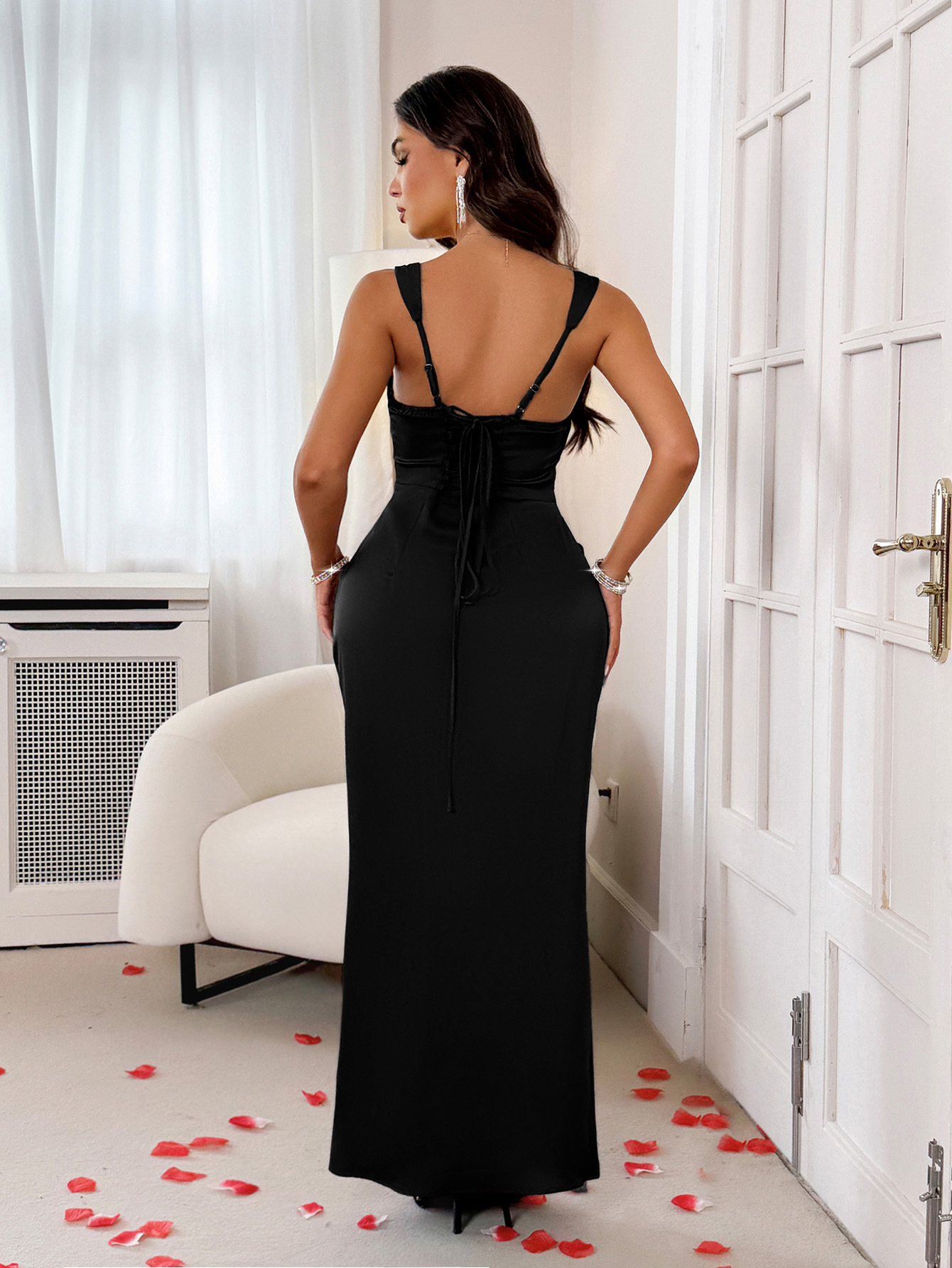 Elegant Retro Women's Party Dress European And American Style Clothing For Fall/Winter Season_ecoleips.com