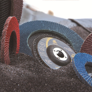 4inch Sharp and Durable Flap Disc for Metal Polishing and Rust Removal, Angle Grinder Flap Wheel, Calcined Sandpaper, Red Sand