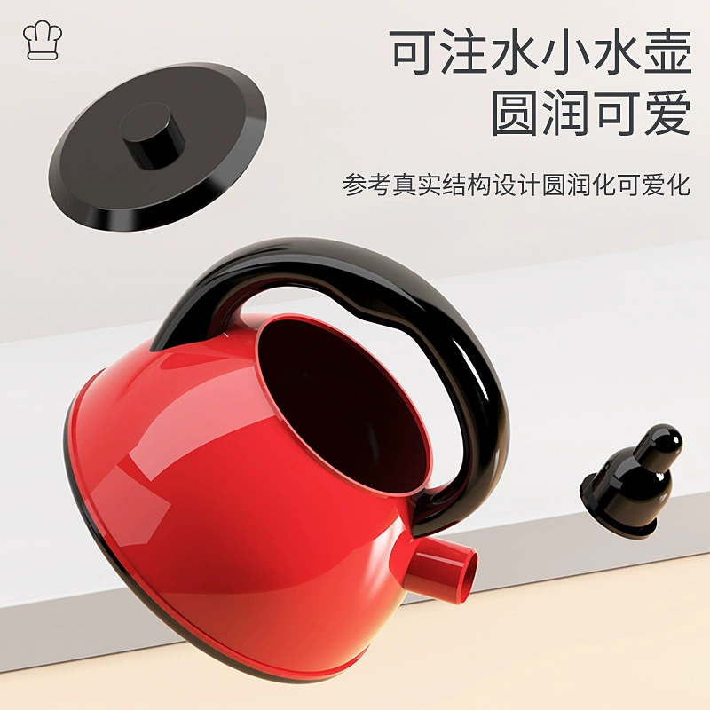Children's toy, set for boys and girls, family kitchenware, realistic tableware for cutting