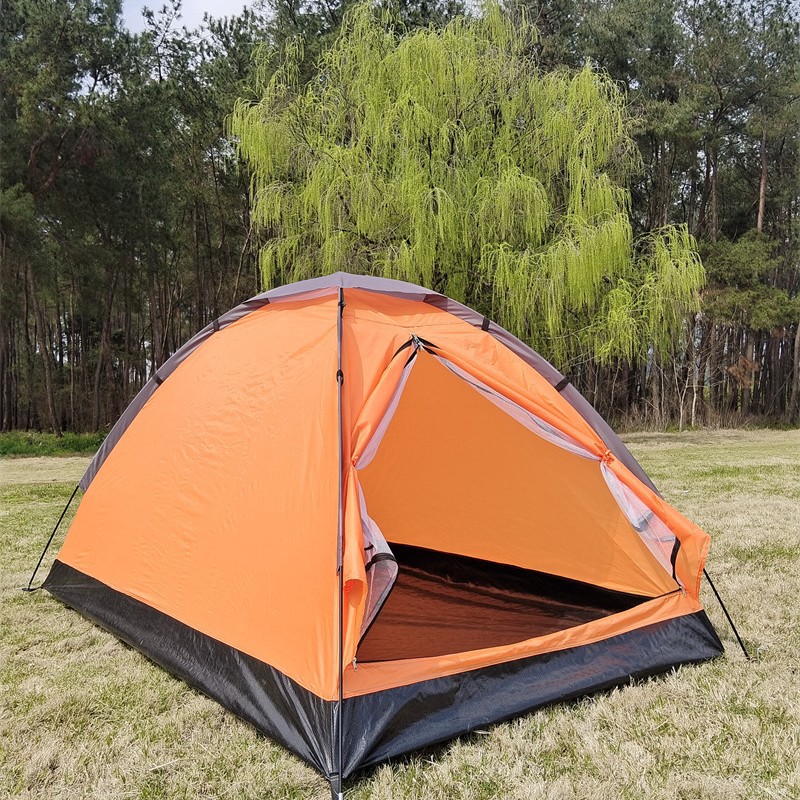 Camping al aire libre para 2-3 personas, viajes, descanso, pesca, fabricantes de carpas naranjas, prevención de mosquitos entre padres e hijos