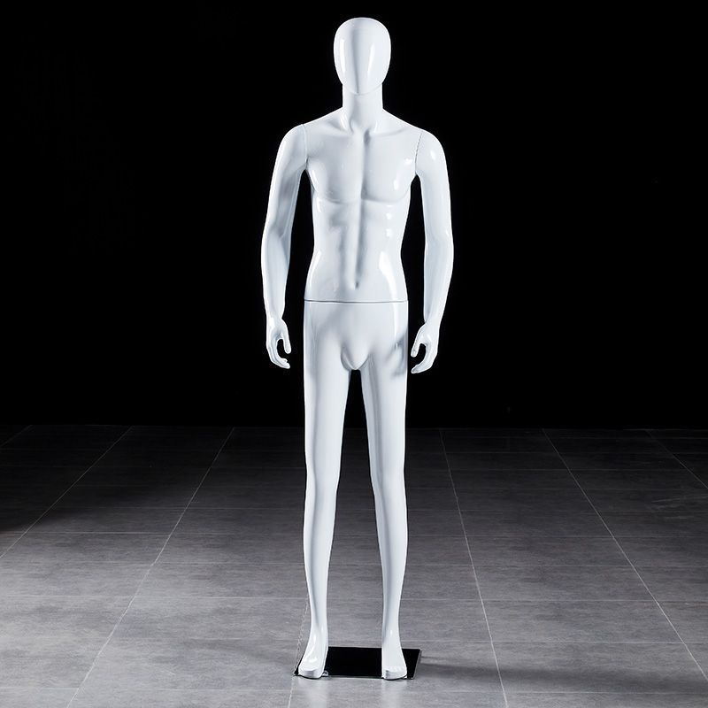 Modelo masculino accesorios cuerpo humano maniquí de plástico plataforma tienda de ropa masculina ventana de ropa tiro estante de exhibición de ropa