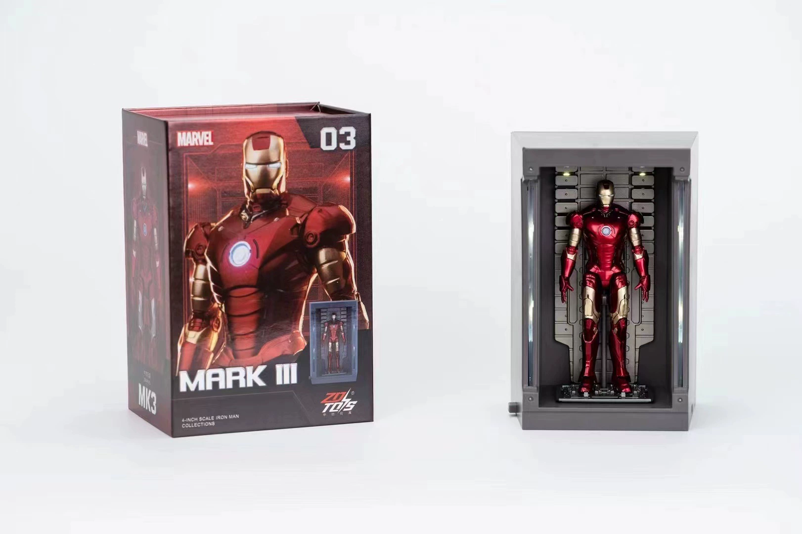 Minifigure (Marvel) MK85 Iron Man, 4-inch articulated collectible, multiple versions