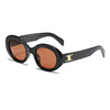 High quality sunglasses, retro advanced sun protection cream, black glasses, 2023 collection, new collection, UF-protection