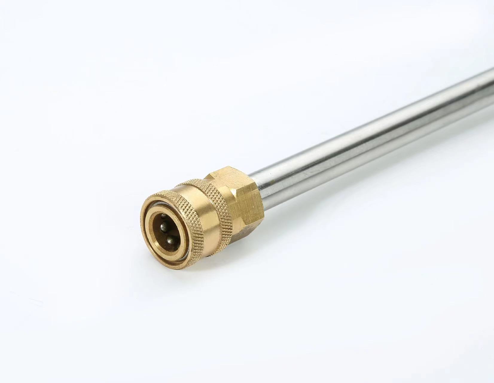 High pressure cleaner car washer accessories M22 inner 14mm extension rod stainless steel brush car spray rod extension water gun head