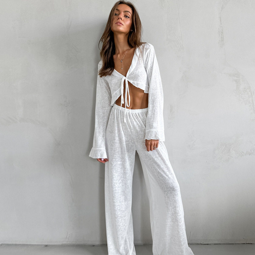 summer knitted long-sleeve