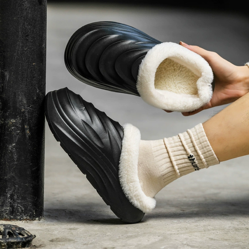 Winter non-slip keep warm slippers, for beloved, soft sole