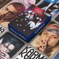 55 штей Stray Kids KARMA самопечатные карты в наличии Хуанг Сюаньчен Ли Лонгфу LOMO карта домашняя карта
