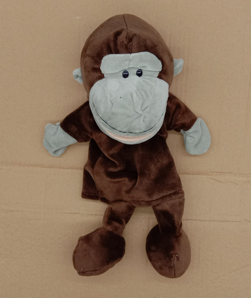 Marioneta animal León Cordero Gris Lobo Niños Bebé comodidad historia entre padres e hijos marioneta de peluche accesorios de rendimiento