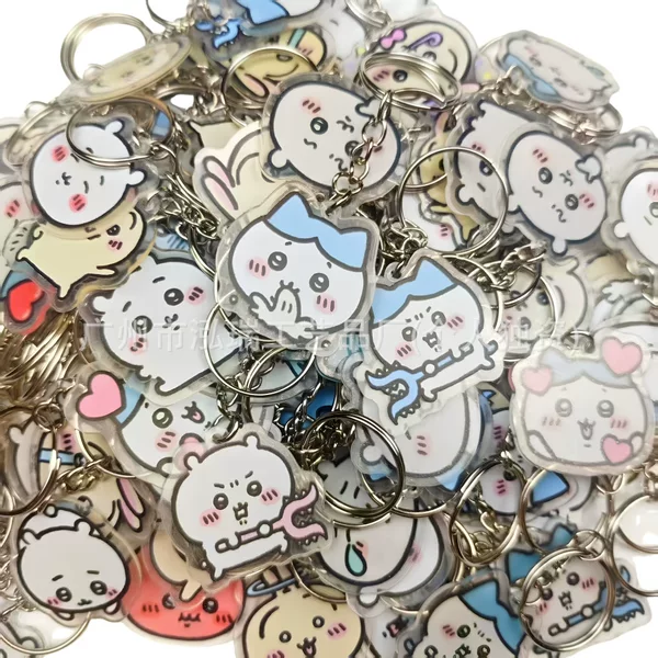Acrylic Keychain Custom-Made Creative Cartoon DIY Key Pendant Cute Decoration Anime Celebrity Merchandise Customization