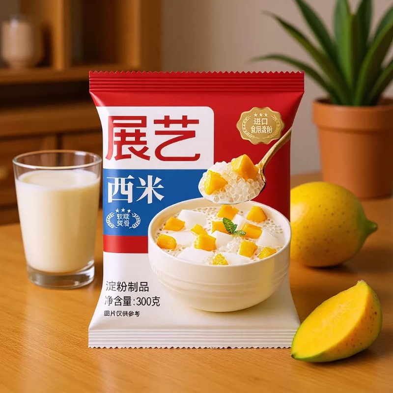 严选优质白西米小西米奶茶甜品原料杨枝甘露水果捞配料商用批发