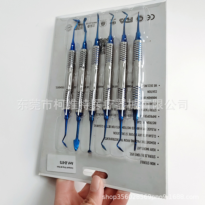 Kit de relleno de resina dental herramienta de relleno de implante de restauración estética dental instrumento oral