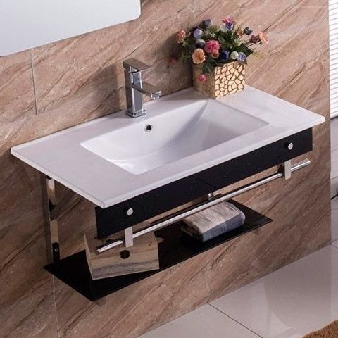 Genuine Jowom Wall-Mounted Washbasin Wall-Mounted Ceramic Washbasin Washbasin Bathroom Bracket Wash Combination