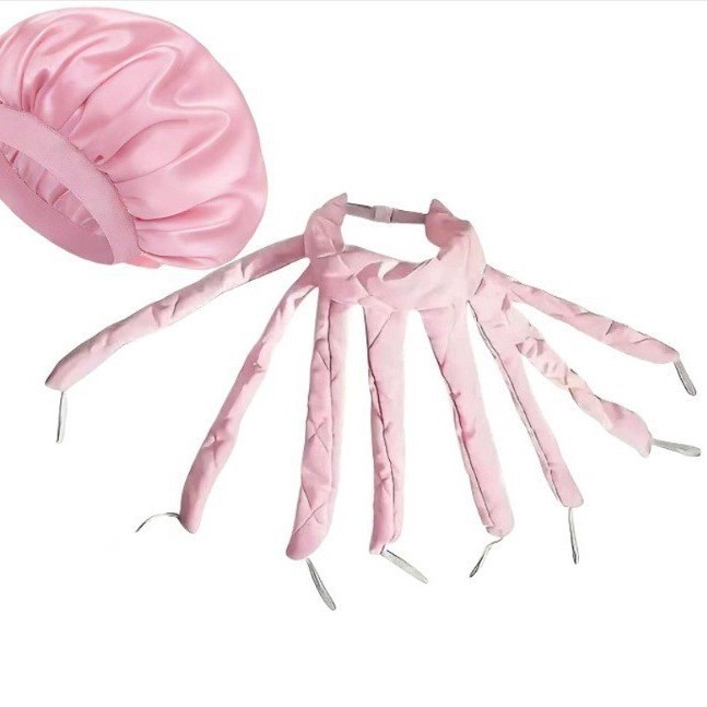 Cross-Border Heatless Hair Curling Iron Octopus-Style Cotton-Filled Amazon Best-Selling Model Lazy Hair Curling Iron Set Available for Dropshipping