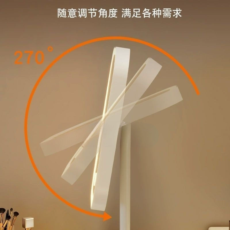 Зеркало с LED-подсветкой для туалетного столика, настольное, для дома и спальни, инстаграм-стиль, для девочек, общежитие, большое квадратное зеркало