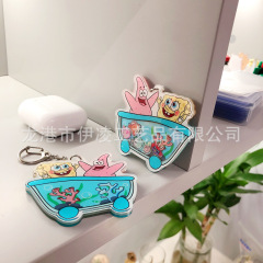 New Spongebob bathtub rocker pendant, small gift for girls, Patrick Star keychain