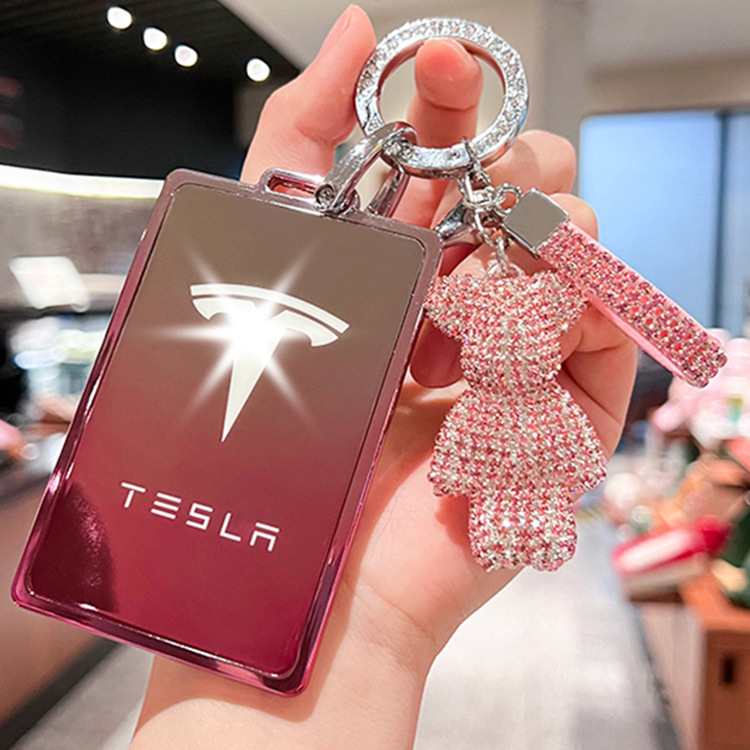 Suitable for Tesla card key set model ya model3modely remote control X car shell buckle women