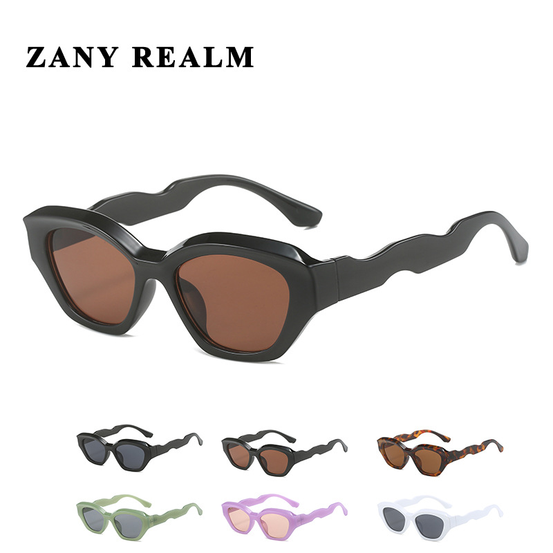 Nuevo original estilo coreano dopamina desgaste gafas de sol transfronterizo neutral dulce estilo fresco UV400 gafas de sol fabricante en stock