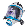 海固 HG-911 全面罩 宝蓝灰硅胶防毒防尘全面具（不含滤毒罐）1个