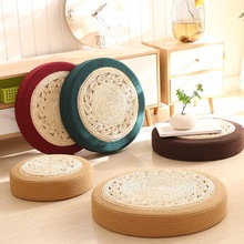 玉米皮草编蒲团打坐垫禅修垫地上地板榻榻米坐墩懒人垫子跪拜坐C&