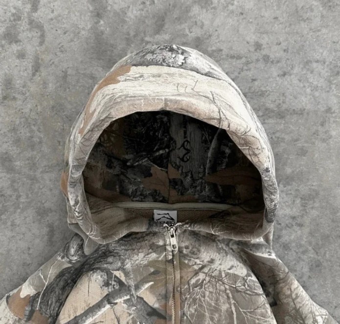 Herren Hoodie Mit Blattmuster Pullover Streetwear Für Den Winter_voghion.com