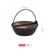 28cm cast iron thread pot