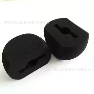 厂家直销H5录音笔防风海绵罩 异形麦克风保护套 H6话筒套