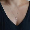 Universal pendant, fashionable retro short necklace, European style, simple and elegant design