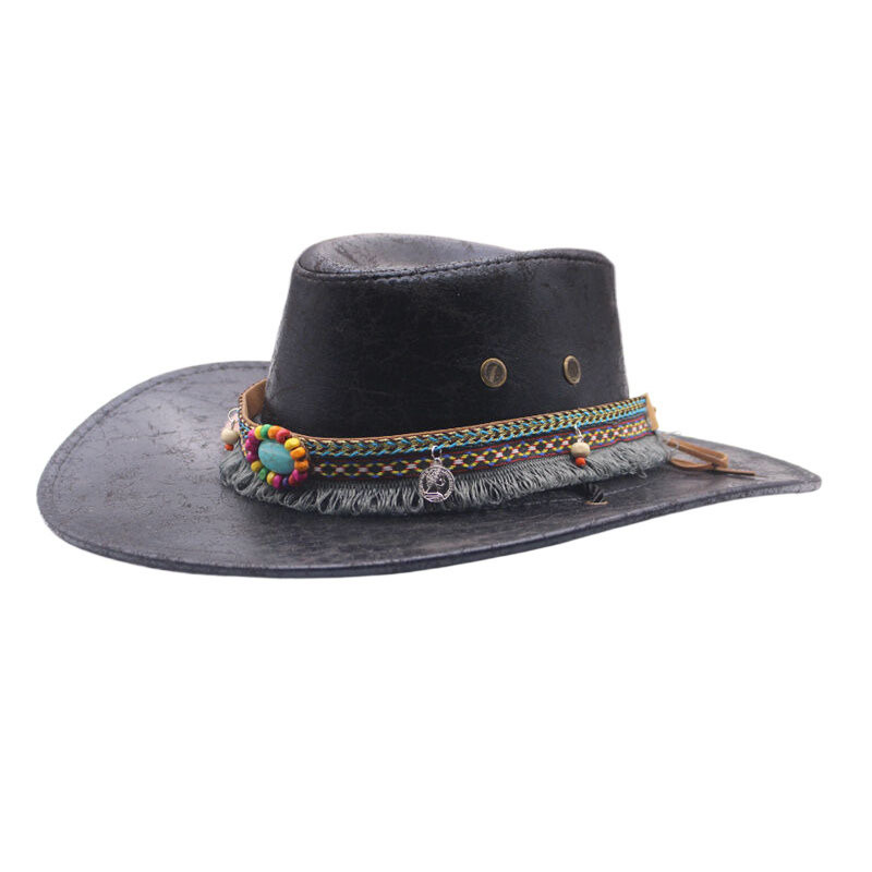 New American style Western Cowboy Hat Jazz Knight hat outdoor hat sun hat men and women breathable hat