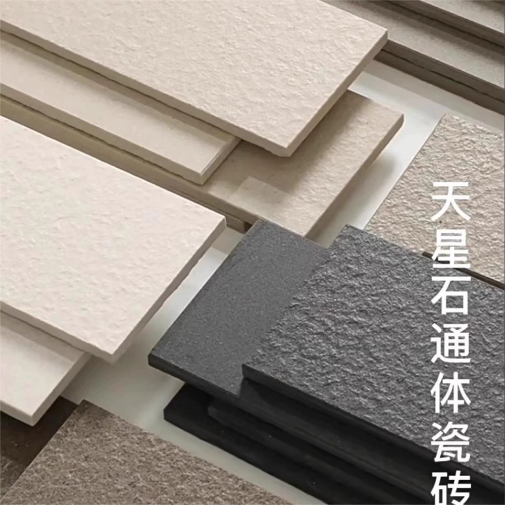 Гуандун ваби-саби, белоснежная 600, полностью керамическая плитка для открытого двора с шероховатой поверхностью и однородной вогнутой и выпуклой поверхностью внутри и снаружи.